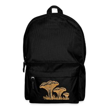 Pfifferlingsfamilie - Rucksack - Schwarz - Vorne