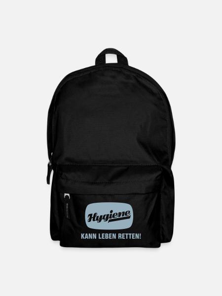 Hygiene kann Leben retten! - Rucksack - Schwarz