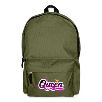 Queen - Backpack - olive green - Front