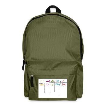 Kanban Board Agility Geschenk Prozess - Rucksack - Olivgrün - Vorne