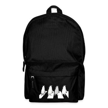 Abbey Road Pinguine - Rucksack - Schwarz - Vorne