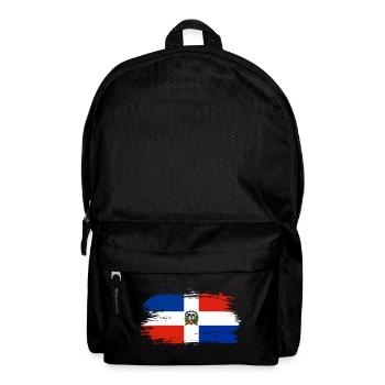 Dominican Republic flag flag - Backpack - black - Front