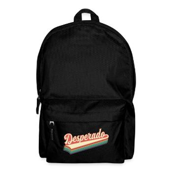 Texte rétro de Desperado - Sac à dos - noir - Devant