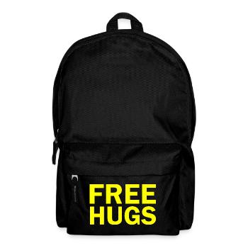 Free hugs - Rucksack - Schwarz - Vorne