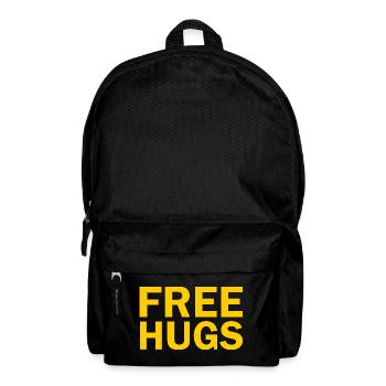 Free hugs - Sac à dos - noir - Devant