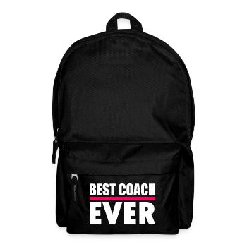 Best coach ever - Rucksack - Schwarz - Vorne