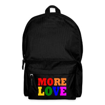 More love - Backpack - black - Front