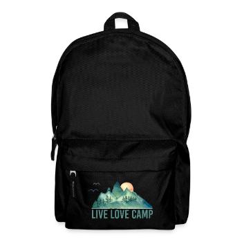 Live Love Camp - Backpack - black - Front