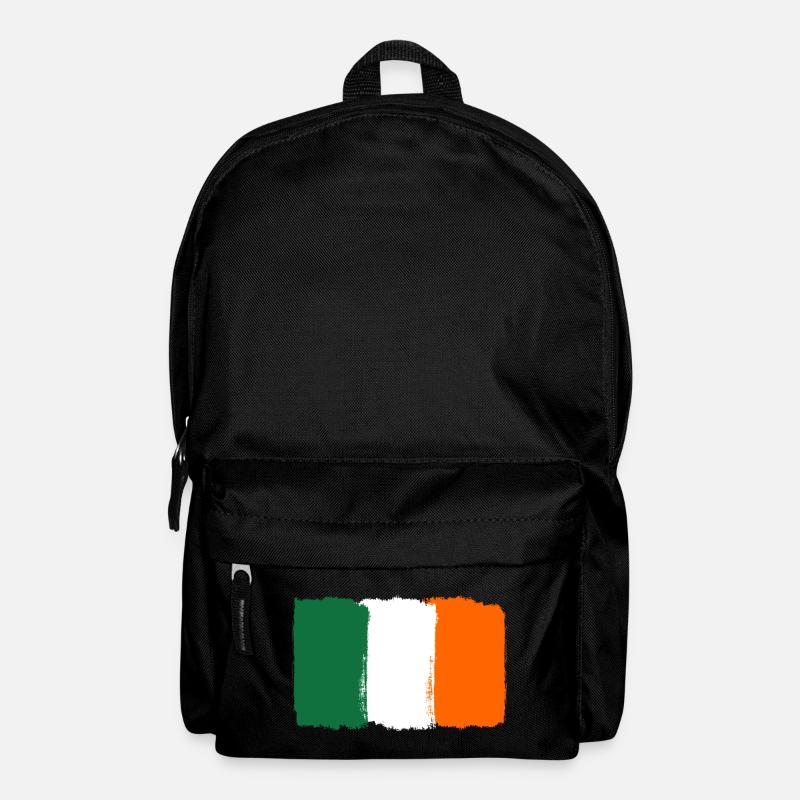 Drapeau de l’Irlande utilisé look - Sac à dos - noir