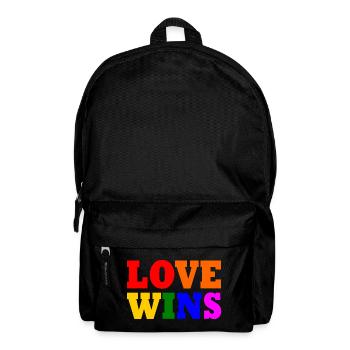Love wins - Backpack - black - Front