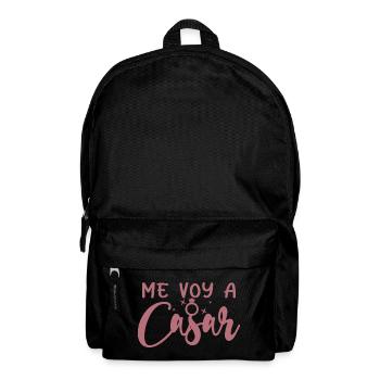 Me Voy A Casar I'm Getting Married Wedding Engaged - Backpack - black - Front