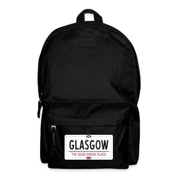 Signe de nom de lieu de Glasgow - Sac à dos - noir - Devant