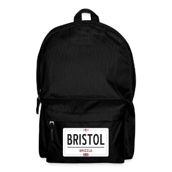 Ortsschild von Bristol - Rucksack - Schwarz - Vorne