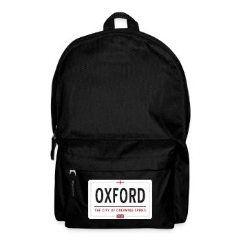 Ortsschild von Oxford - Rucksack - Schwarz - Vorne