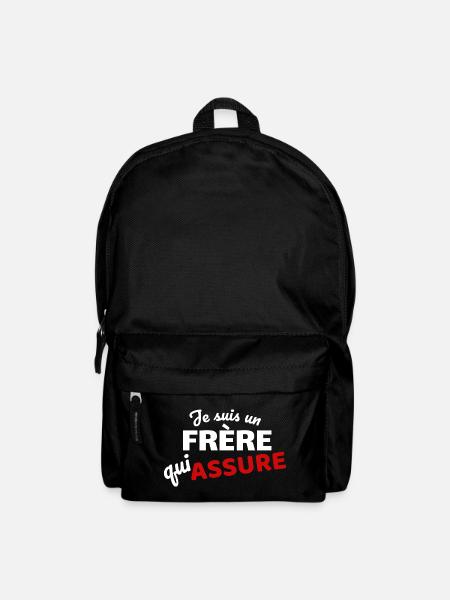 I'm a brother who makes sure - Backpack - black