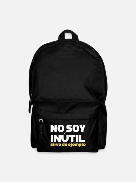 No Soy Inutil Servo de Ejemplo - Rucksack - Schwarz