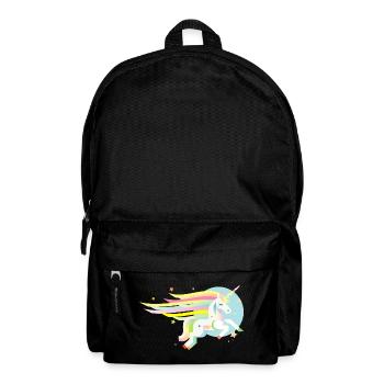 Licorne délicate en pastel - rêveur et magique - Sac à dos - noir - Devant
