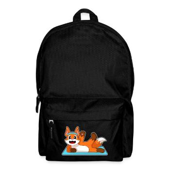 Fuchs Yoga Fitness Gymnastik - Rucksack - Schwarz - Vorne