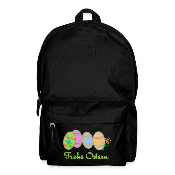 Ostereier zu Ostern - Rucksack - Schwarz - Vorne