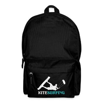 Ride the Wind – Kitesurf Style - Backpack - black - Front