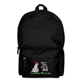 don't mess with the hen chicken - Backpack - black - Front