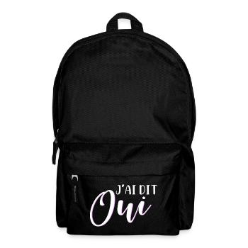 I said yes - Backpack - black - Front