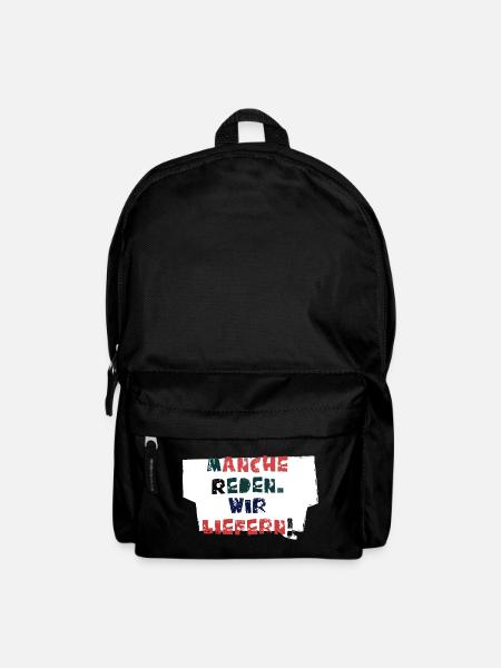 Reden & Handeln! - Rucksack - Schwarz