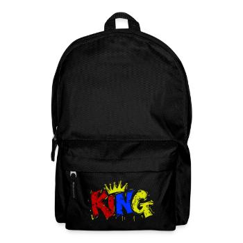 König Bunt - Rucksack - Schwarz - Vorne