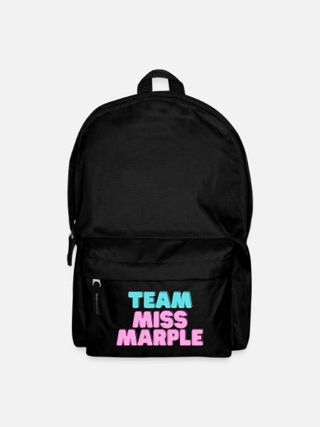 Team Miss Marple farbig - Rucksack - Schwarz