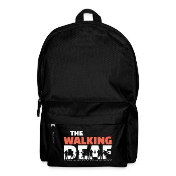 The Walking Deaf Funny Hearing Impairment Art - Backpack - black - Front