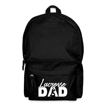 Entwicklung der Lacrosse-Spieler Funny Lax Sports - Rucksack - Schwarz - Vorne
