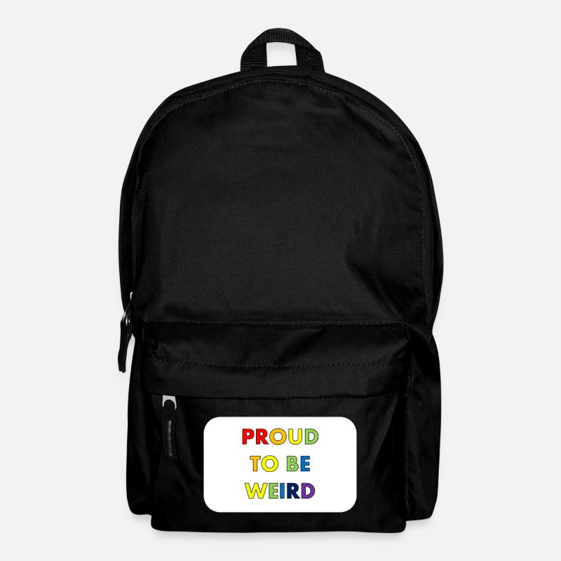 Proud to Be Weird - Rucksack - Schwarz