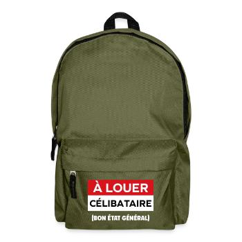 célibataire - Sac à dos - vert olive - Devant
