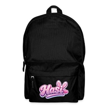 Hasl Heart Lettering Pink Glam - Backpack - black - Front