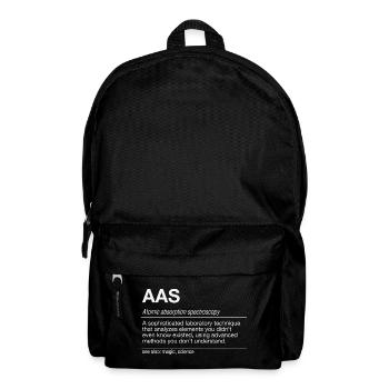 AAS Analysis Atomic Absorption Spectrometry Analysis - Backpack - black - Front