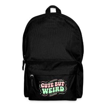 Cute but Weird - Retro 70s Aesthetic Design - Rucksack - Schwarz - Vorne