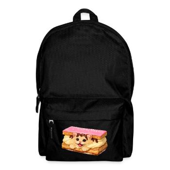 Katze in Tompouce - Rucksack - Schwarz - Vorne