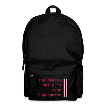 Sourire en tant que superpuissance - Sac à dos - noir - Devant