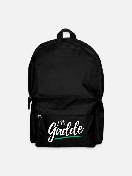Im Gadde – Logo Hell - Backpack - black