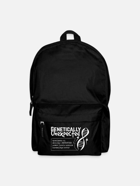 Genetisch unerwartete DNA - Rucksack - Schwarz