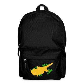 Zypern Flagge - Cyprus Travel- Flaggen Karte  - Rucksack - Schwarz - Vorne