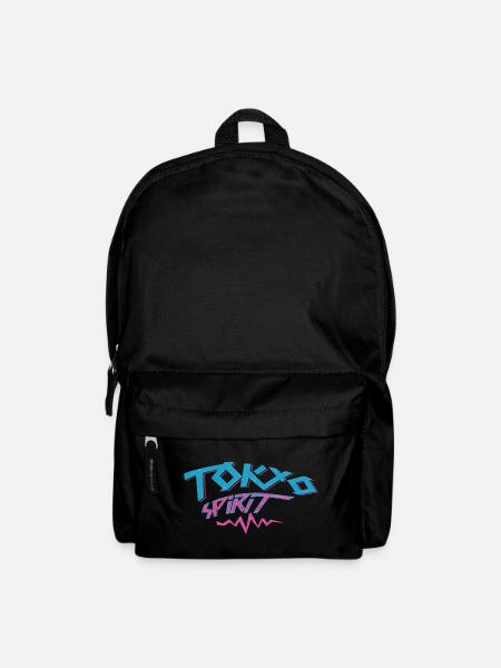 Tokio Spirit Neon-Graffiti - Rucksack - Schwarz