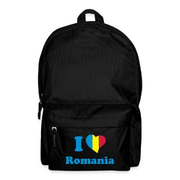 I love Romania - Backpack - black - Front