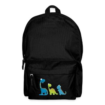 Lustige Dinosaurier Arten I Dino Kinder Geschenk - Rucksack - Schwarz - Vorne