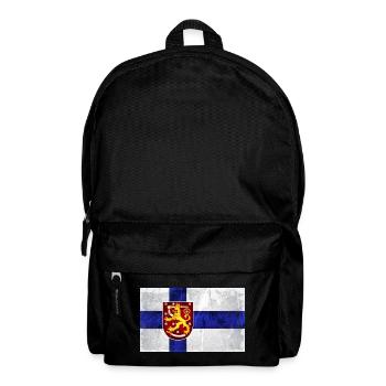 Drapeau de la Finlande Lion - Sac à dos - noir - Devant