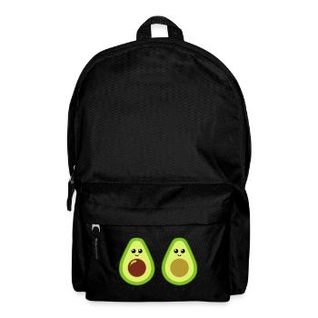 Cute Avocados holding hands - Backpack - black - Front