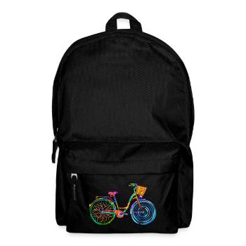 vélo coloré, vélo pour femme, colors bike, ladies bike - Sac à dos - noir - Devant