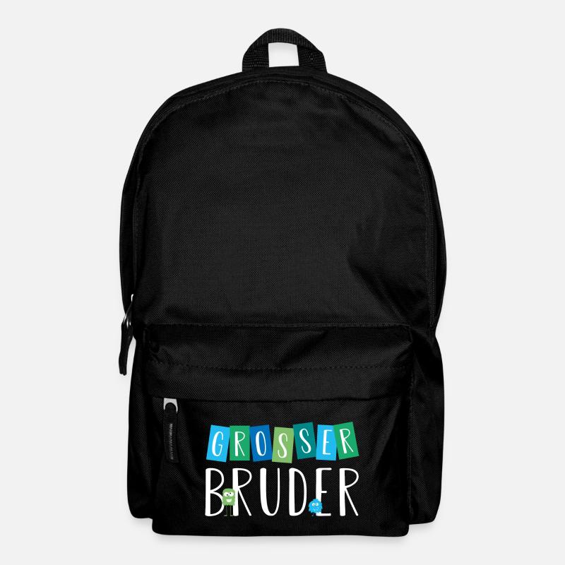 Großer Bruder - Grosser Bruder - Süße Monster - Rucksack - Schwarz