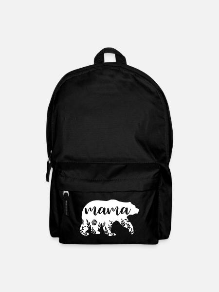 Mama Bär - Rucksack - Schwarz