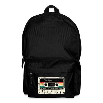 Vintage Cassette 50 Years of Awesome - Backpack - black - Front